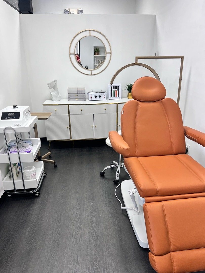 Treatment room at MK Permanent Makeup