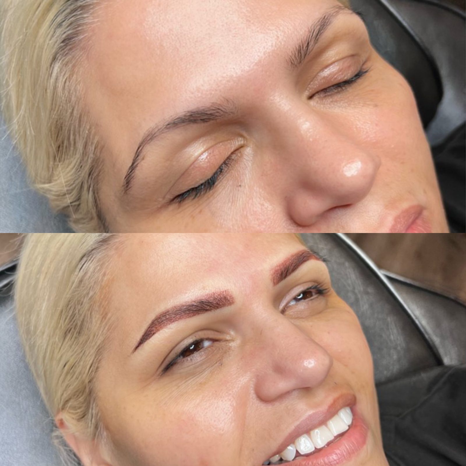 Brows — before and after