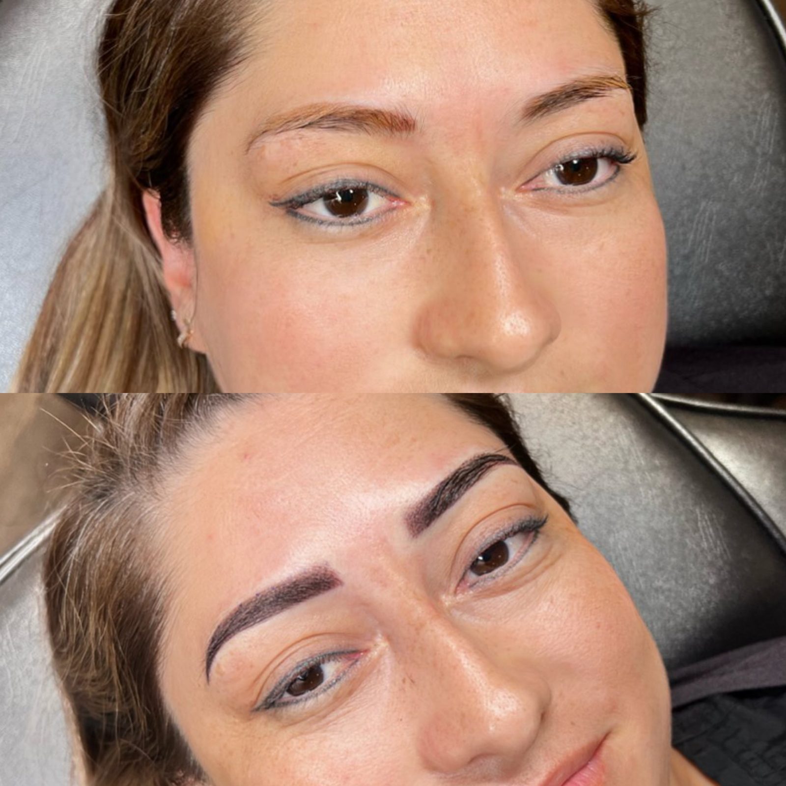 Brows — before and after