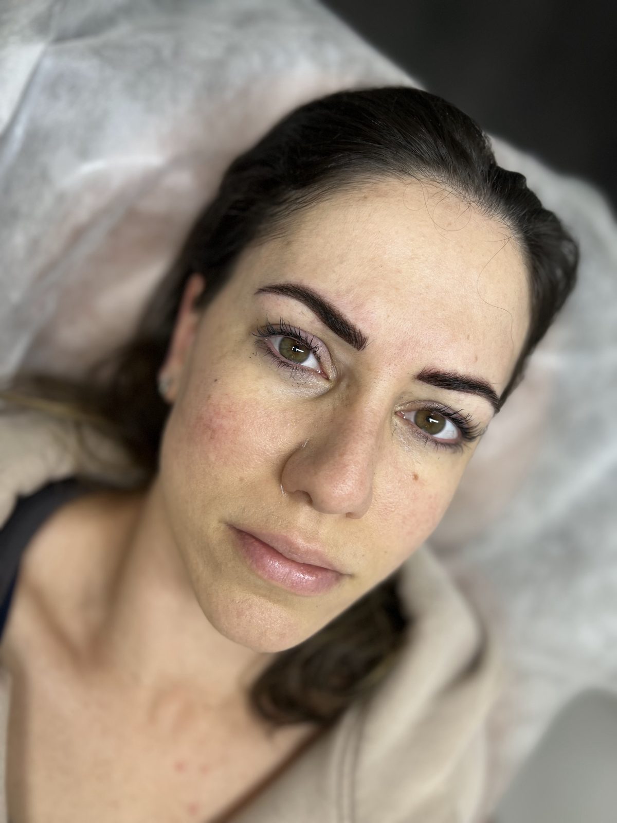 Client portrait after a session at MK Permanent Makeup