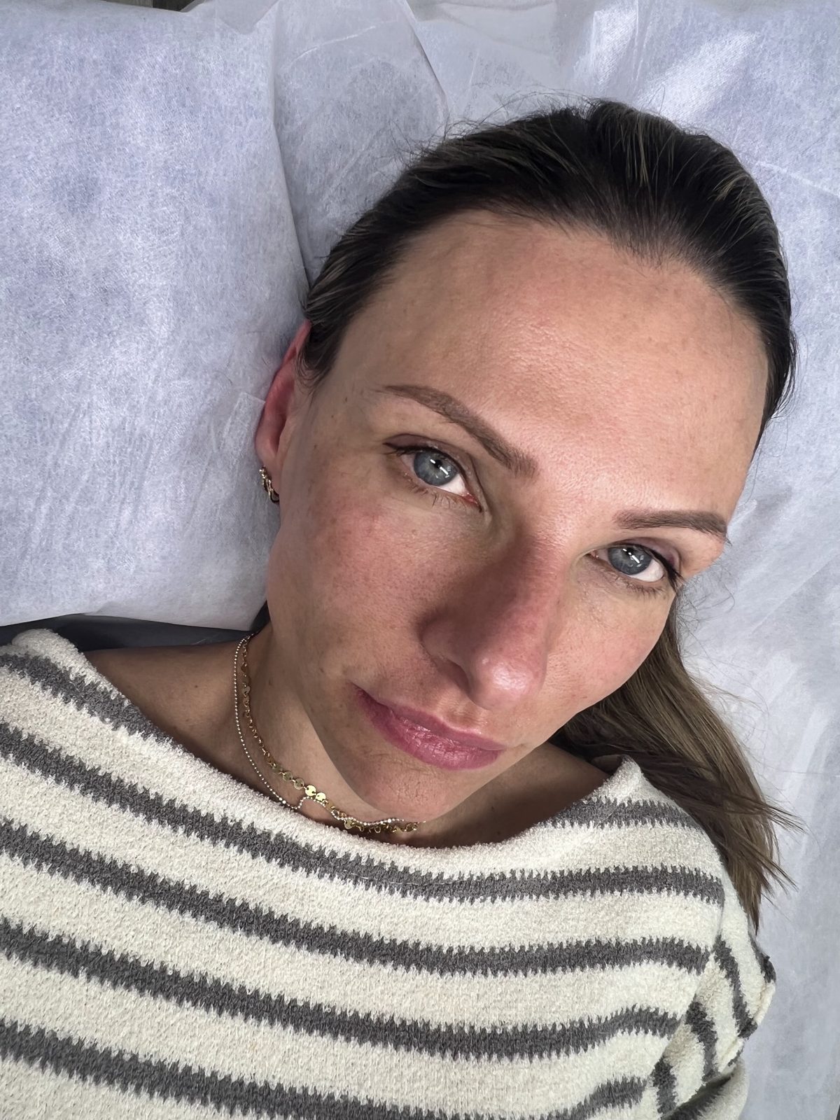 Client portrait after a session at MK Permanent Makeup