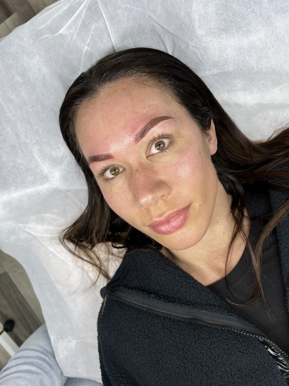 Client portrait after a session at MK Permanent Makeup