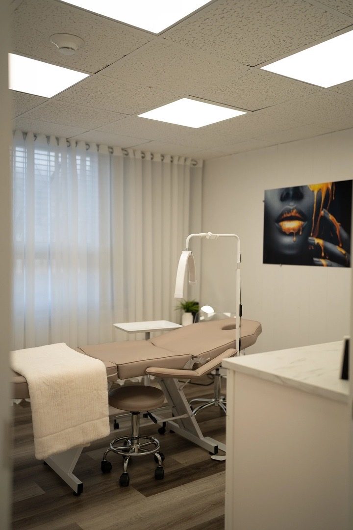 Treatment room at MK Permanent Makeup