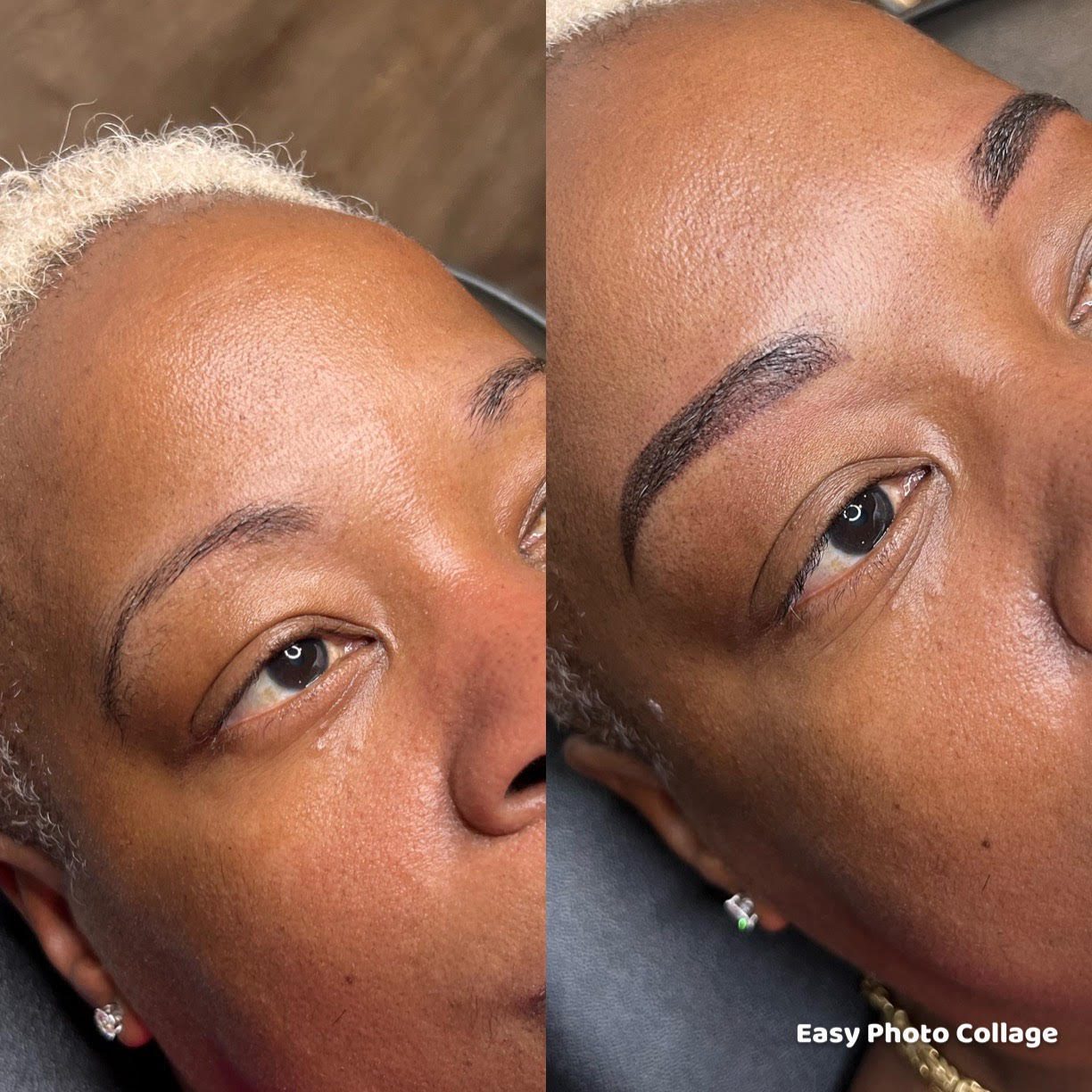 Brows — before and after