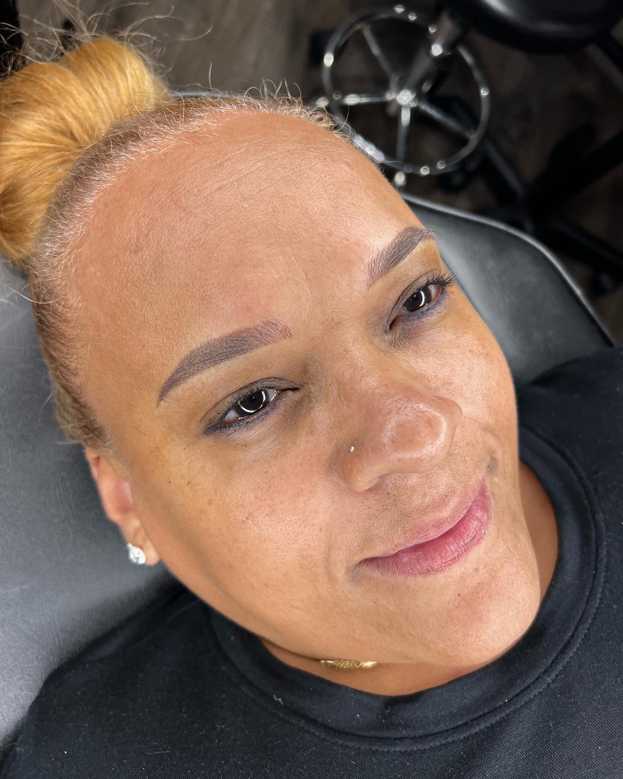 Client portrait after a session at MK Permanent Makeup