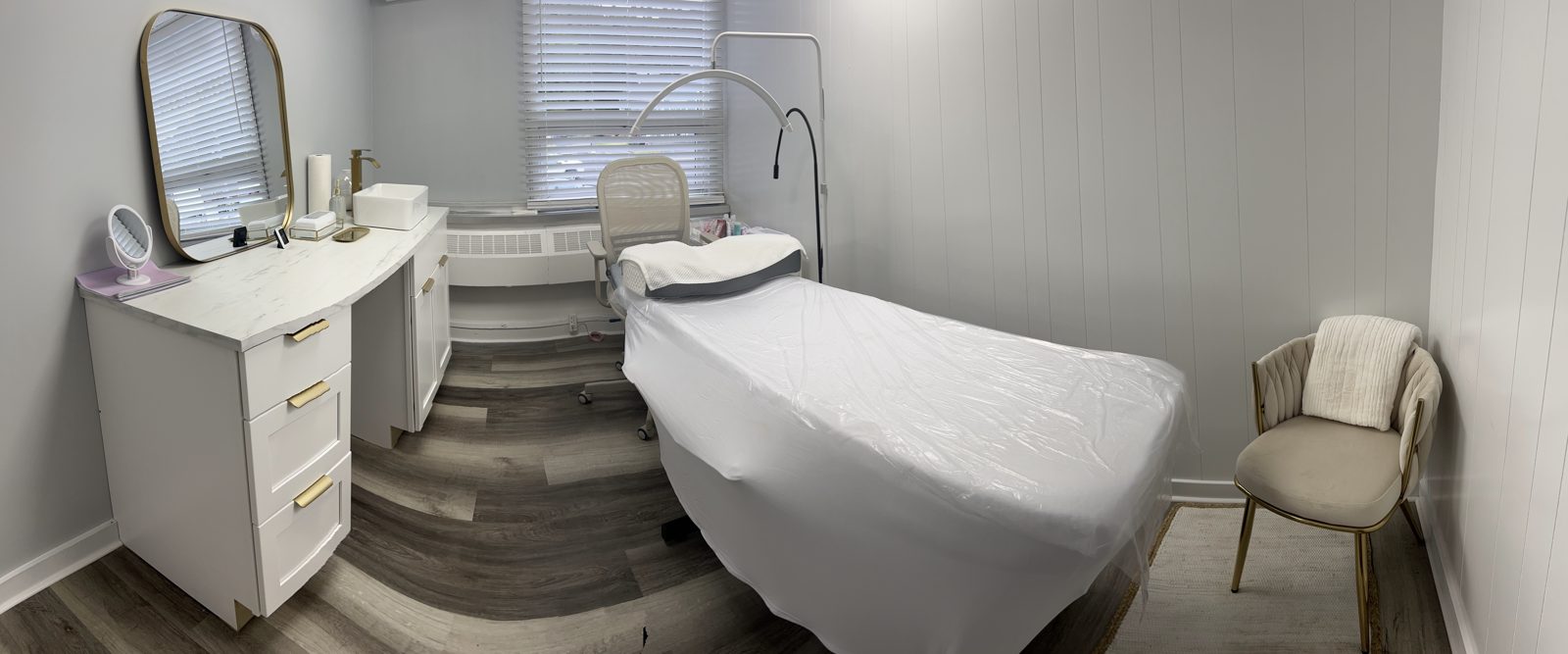 Studio interior at MK Permanent Makeup